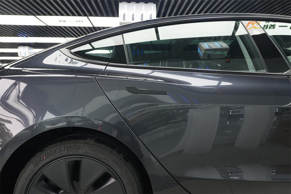 特斯拉Model3贴隐形车衣案例图片大全