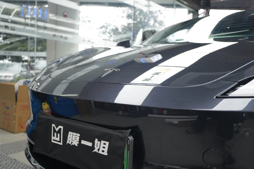 特斯拉Model3贴隐形车衣案例图片大全