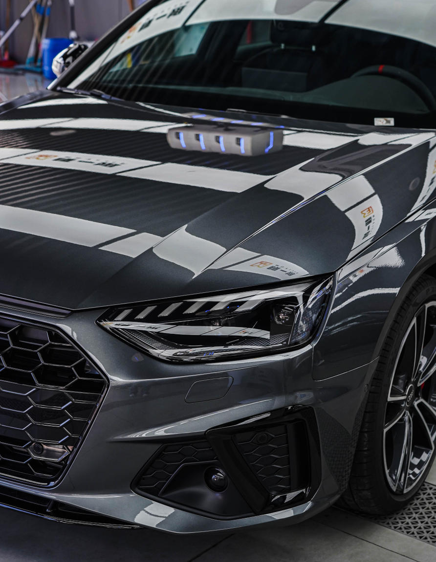 奥迪A4L隐形车衣实拍分享：全方位展现TPU隐形车衣防护实力